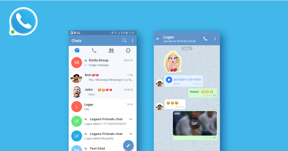 messaging apps for android, zangi, safe messenger