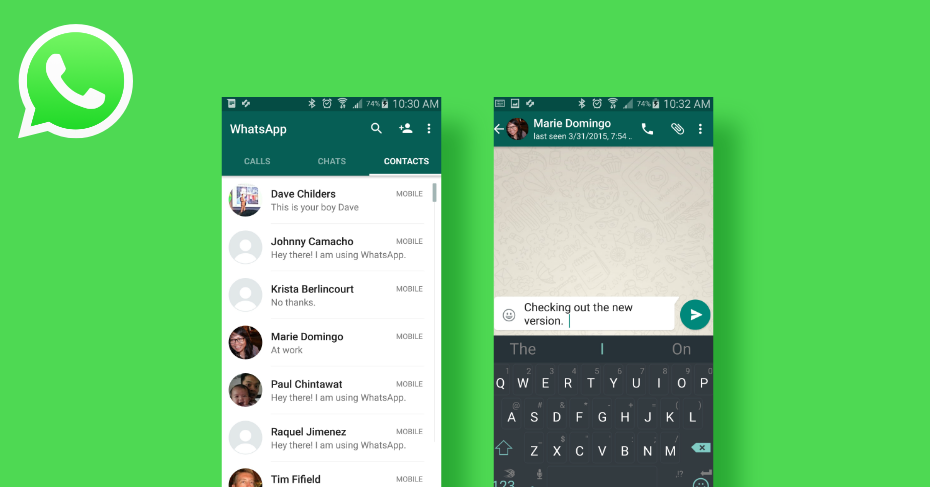 messaging apps for android, whatsapp