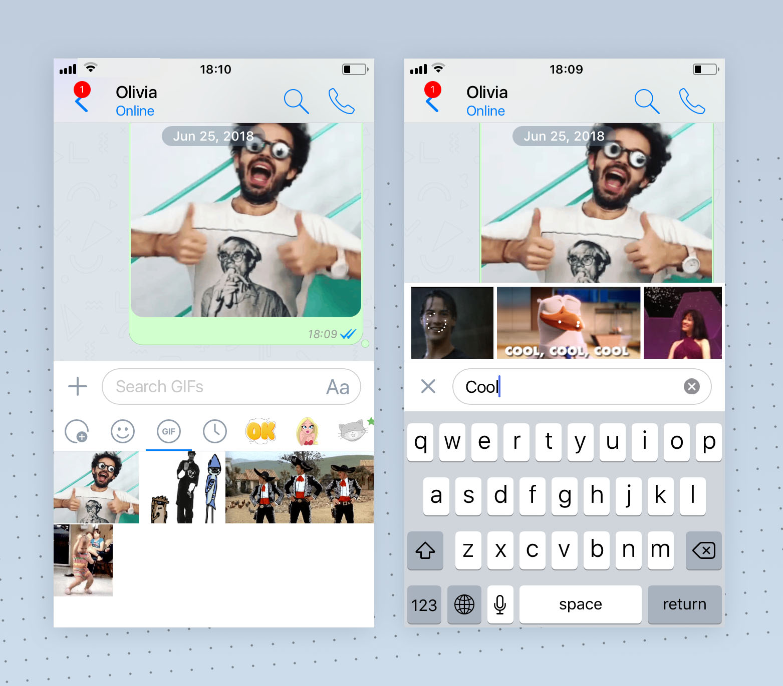 zangi messenger ios animated gifs