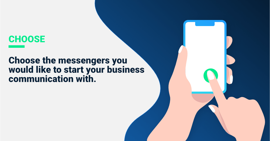 messenger marketing steps, choose