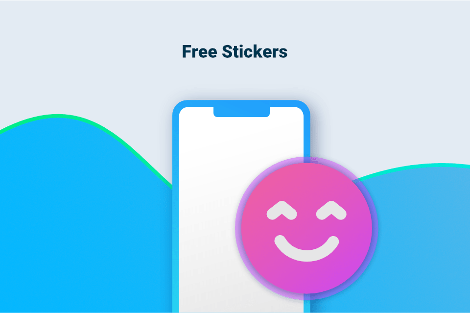 serverless messenger free stickers