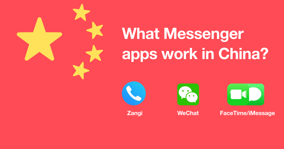 what messaging apps work in china
