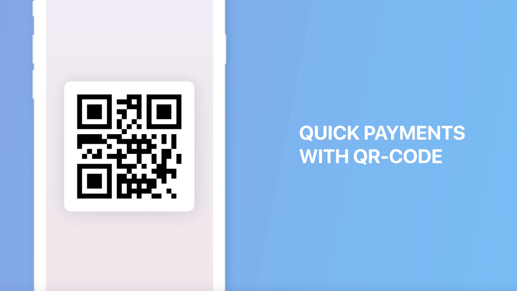 quick payments with QR code Enterprise Messaging for Digital Wallets