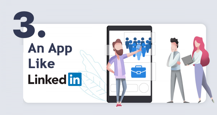 create an app like linkedin