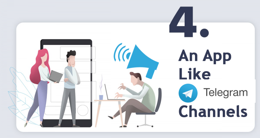 create an app like telegram channels