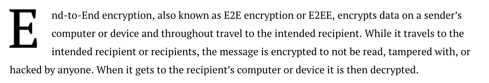 End to end encryption definition zangi messenger 