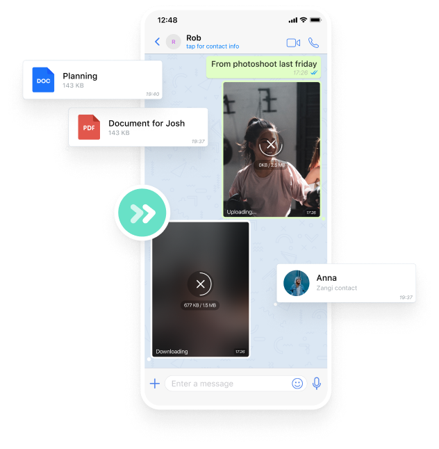 2X faster file transfer